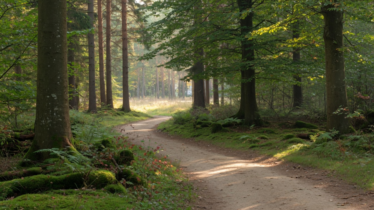 Waldweg im Wienerwald bei Laab im Walde